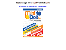Tablet Screenshot of gyogyaszatiszakuzlet.minibolt.hu
